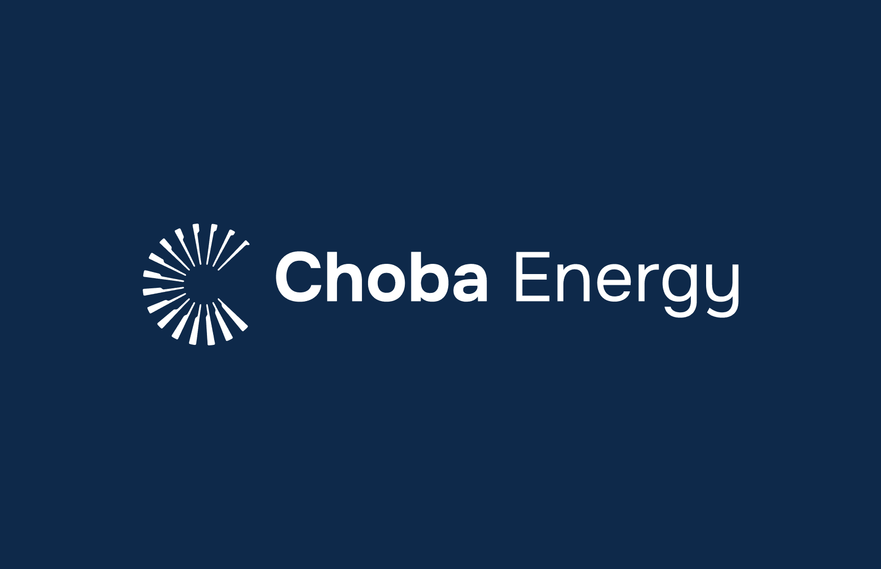 Choba Energy brand mark detail
